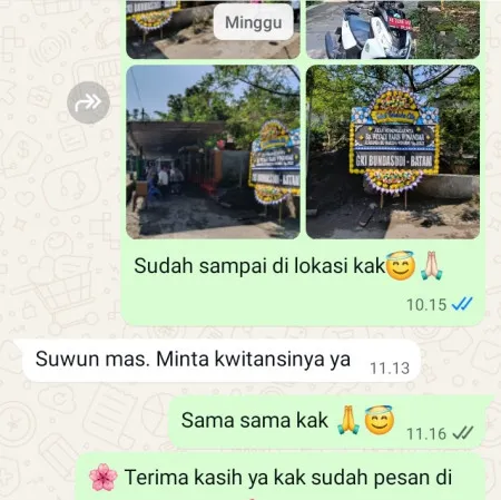 Pengiriman Papan Bunga Duka Bajangrejo Banyuurip