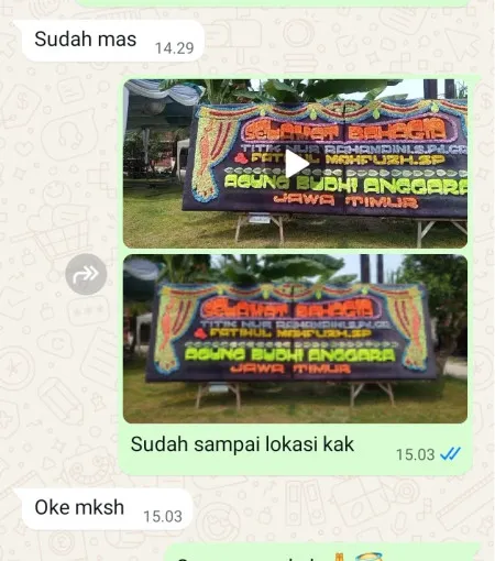 Pengiriman Papan Bunga Bajangrejo Banyuurip